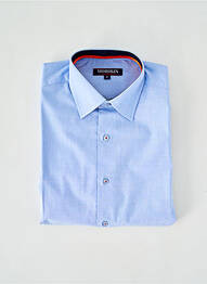 Chemise manches longues coupe cintrée bleu UGHOLIN homme