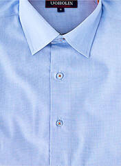 Chemise manches longues bleu UGHOLIN pour homme seconde vue