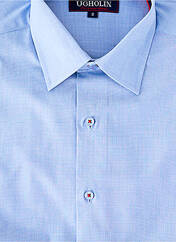 Chemise manches longues bleu UGHOLIN pour homme seconde vue