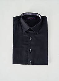 Chemise manches longues coupe cintrée noir UGHOLIN homme