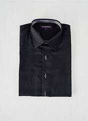 Chemise manches longues noir UGHOLIN pour homme seconde vue