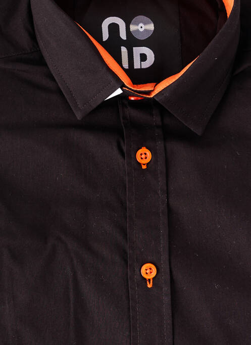 Chemise manches longues marron NO ID homme