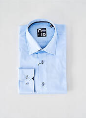 Chemise manches longues bleu NO ID pour homme seconde vue