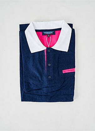 Polo coupe droite manches courtes bleu UGHOLIN homme