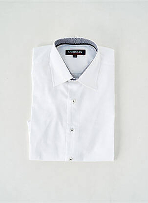 Chemise manches longues coupe cintrée blanc UGHOLIN homme