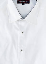 Chemise manches longues blanc UGHOLIN pour homme seconde vue