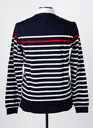 Polo manches longues manches longues bleu UGHOLIN homme
