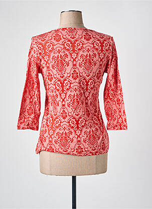 T-shirt manches 3/4 manches 3/4 rouge LES BONHEURS DE SOPHIE femme