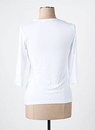 T-shirt manches 3/4 manches 3/4 blanc LES BONHEURS DE SOPHIE femme