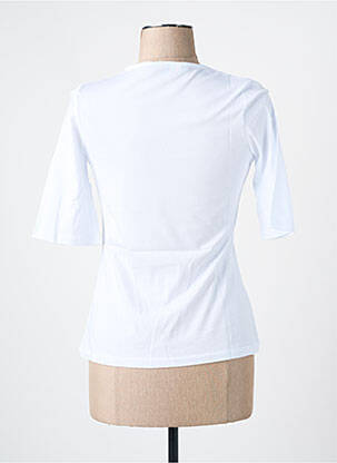 T-shirt imprimé fantaisie manches courtes blanc LES BONHEURS DE SOPHIE femme