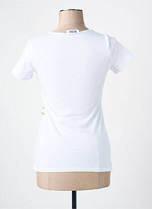T-shirt sérigraphie manches courtes blanc LES BONHEURS DE SOPHIE femme