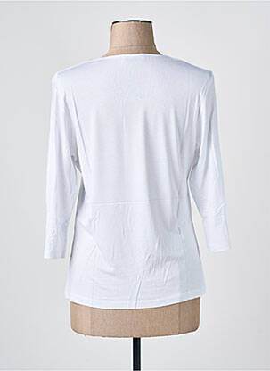 T-shirt manches 3/4 manches 3/4 blanc LES BONHEURS DE SOPHIE femme