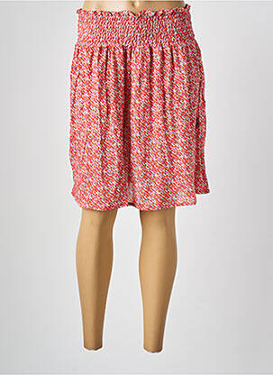 Jupe mi-longue stretch orange LES BONHEURS DE SOPHIE femme