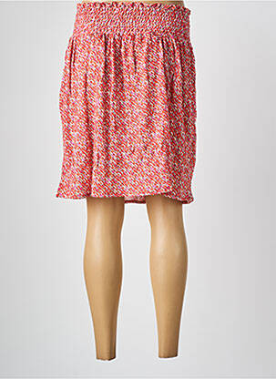 Jupe mi-longue stretch orange LES BONHEURS DE SOPHIE femme