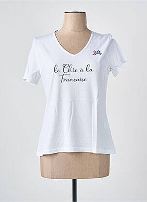 T-shirt blanc LES BONHEURS DE SOPHIE pour femme