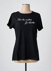 T-shirt noir LES BONHEURS DE SOPHIE pour femme seconde vue