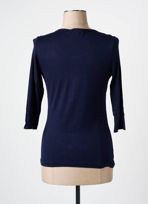 T-shirt manches 3/4 manches 3/4 bleu LES BONHEURS DE SOPHIE femme