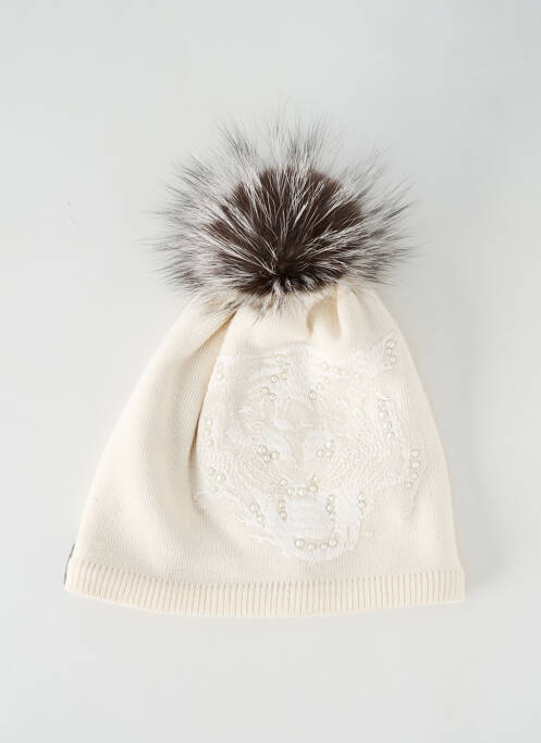 Bonnet beige POINT NEIGE pour femme