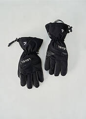 Gants noir LEVEL pour homme seconde vue
