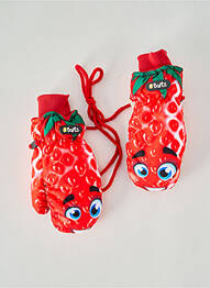 Gants imprimé fantaisie rouge BARTS fille