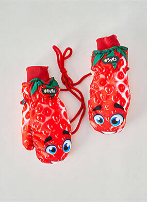 Gants imprimé fantaisie rouge BARTS fille