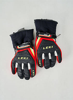 Gants rouge LEKI pour garçon