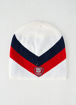 Bonnet stretch blanc WE NORWEGIANS homme