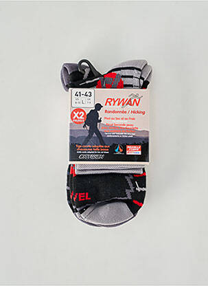 Chaussettes imprimé fantaisie gris RYWAN homme