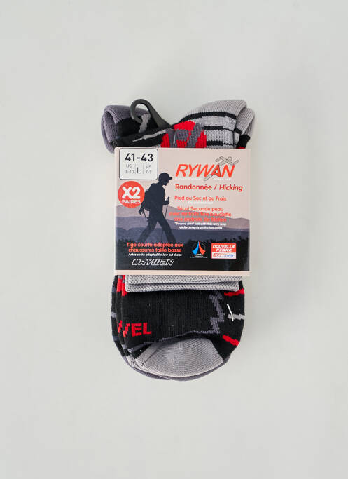 Chaussettes gris RYWAN pour homme