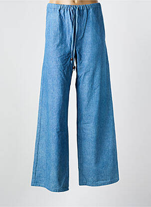 Jeans coupe large poches bleu PLEASE femme