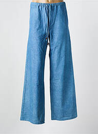 Jeans coupe large poches bleu PLEASE femme