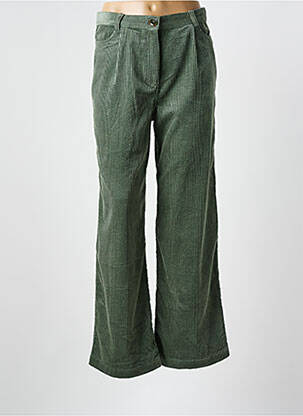Pantalon flare coupe évasée vert SESSUN femme