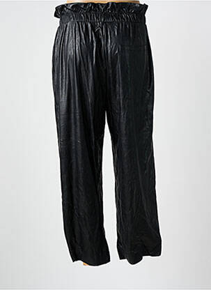 Pantalon droit taille élastique noir IMPERIAL femme
