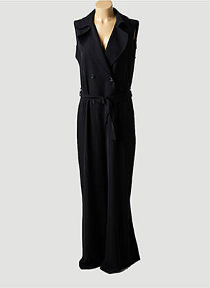 Combi-pantalon poches sans manche noir IMPERIAL femme