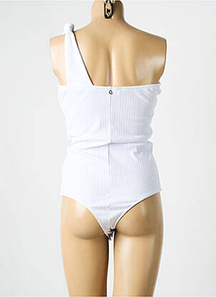 Body sans manche sans manche blanc GUESS femme