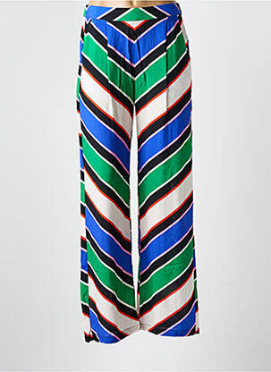 Pantalon droit bleu LA PETITE ETOILE pour femme