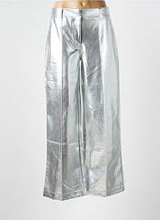 Pantalon large argent ICHI pour femme seconde vue