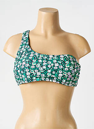 Haut de maillot de bain vert ICHI pour femme