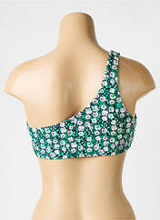 Haut de maillot de bain vert ICHI pour femme seconde vue