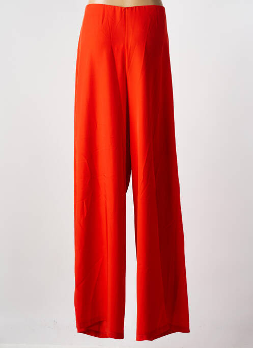 Pantalon large fermeture zip latéral orange IMPERIAL femme