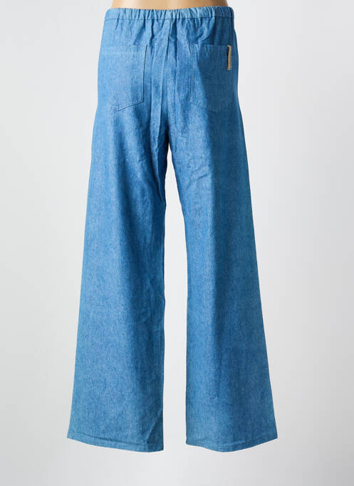 Jeans coupe large poches bleu PLEASE femme