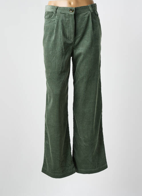Pantalon flare coupe évasée vert SESSUN femme