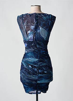 Robe courte sans manche sans manche bleu GUESS femme