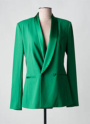 Blazer col châle vert IMPERIAL femme