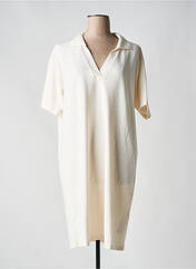 Robe mi-longue beige ICHI pour femme seconde vue