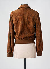 Veste en cuir marron GUESS pour femme seconde vue
