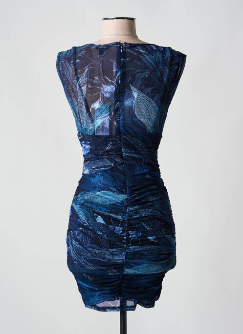 Robe courte sans manche sans manche bleu GUESS femme