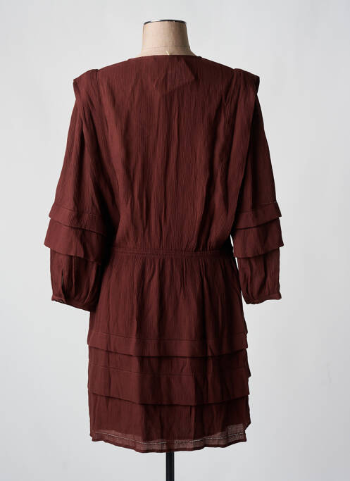 Robe courte marron SESSUN femme