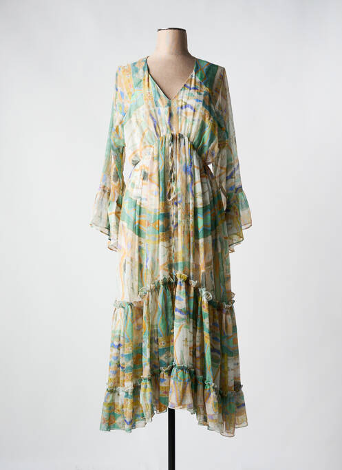 Robe longue vert GOA GOA pour femme