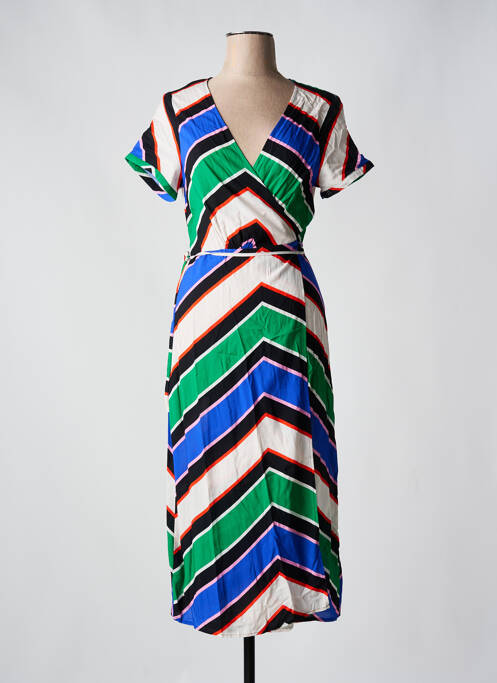 Robe longue vert LA PETITE ETOILE pour femme